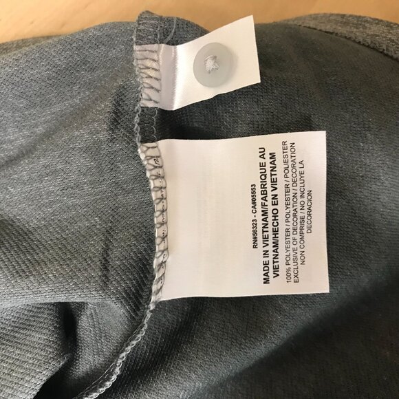 NIKE GOLF - WOMENS LARGE - GRAY SHORT SLEEVE COLLARED DRI-FIT POLO SHIRT- 640335 - Picture 10 of 11